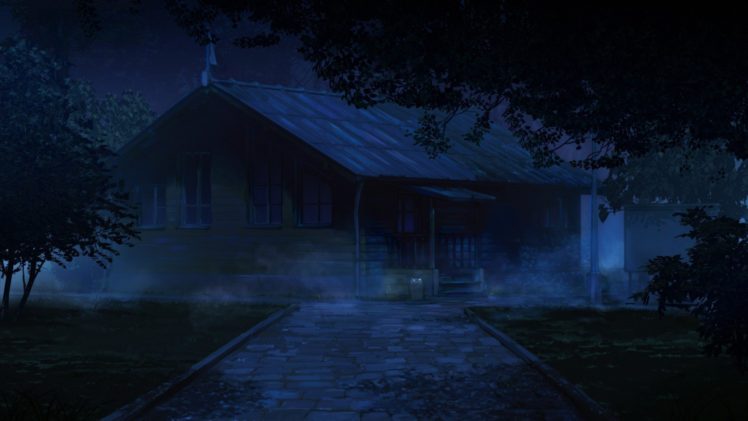 ArseniXC, Cottage, Path, Night, Everlasting Summer HD Wallpaper Desktop Background