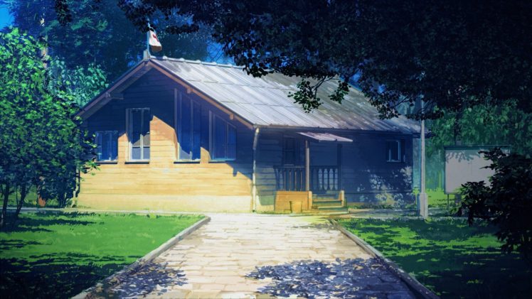 cottage, Trees, Sunlight, Path, ArseniXC HD Wallpaper Desktop Background
