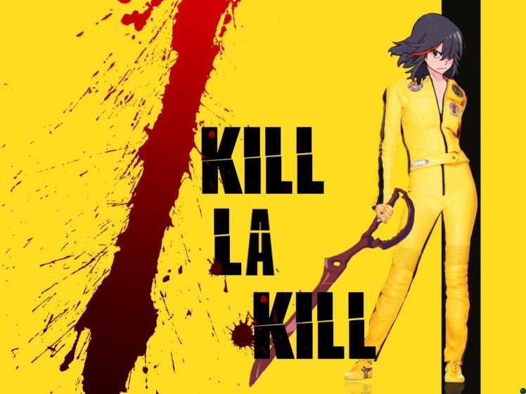 Kill la Kill, Kill Bill, Crossover, Matoi Ryuuko HD Wallpaper Desktop Background