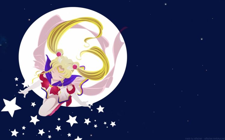 anime girls, Anime, Sailor Moon, Sky, Tsukino Usagi HD Wallpaper Desktop Background