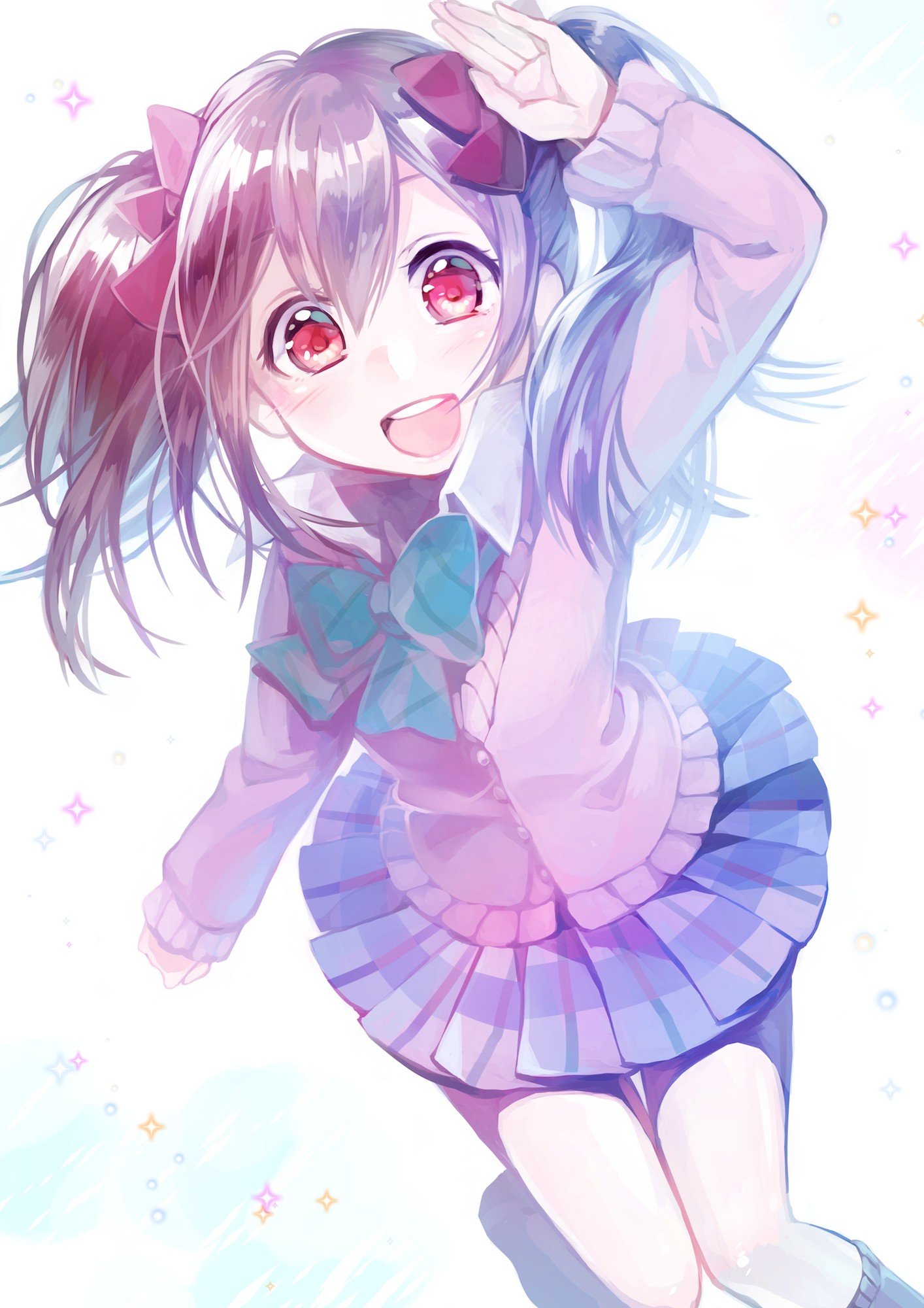 Yazawa Nico, Love Live!, School uniform, Anime girls, Anime Wallpaper
