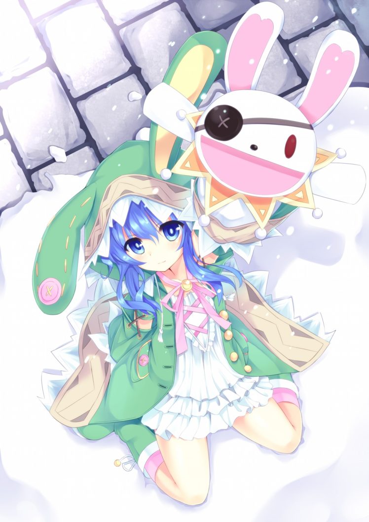 Date A Live, Yoshino, Anime girls, Bunny ears HD Wallpaper Desktop Background