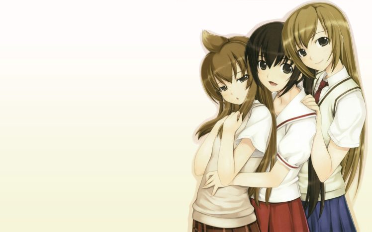 Minami Ke Okaeri, Kana Minami, Anime, Anime girls, Schoolgirls HD Wallpaper Desktop Background