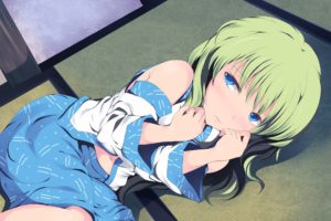 anime, Anime girls, Touhou, Kochiya Sanae
