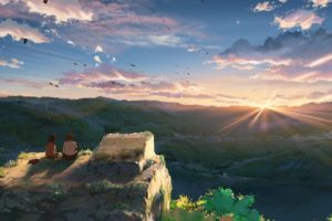 Hoshi wo Ou Kodomo, Sunset, Anime