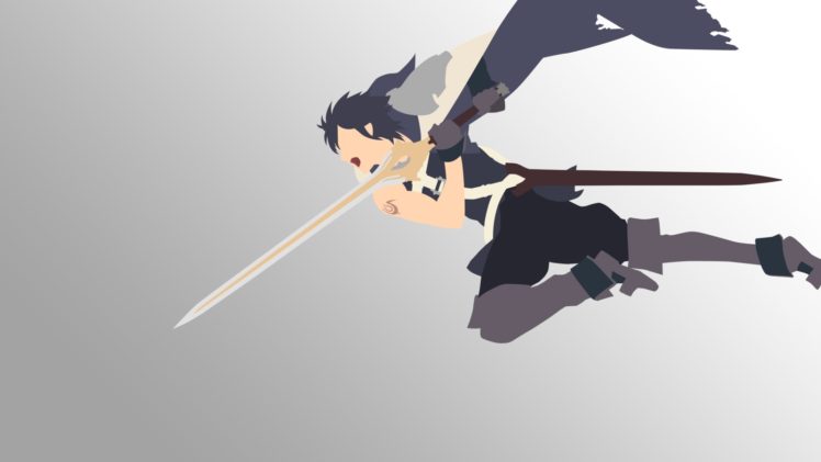 Chrom, Fire Emblem: Awakening, Minimalism, Anime vectors HD Wallpaper Desktop Background