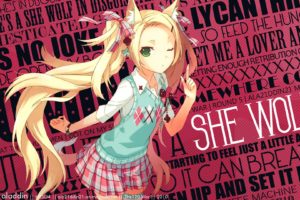 fox girl, Anime girls, Anime