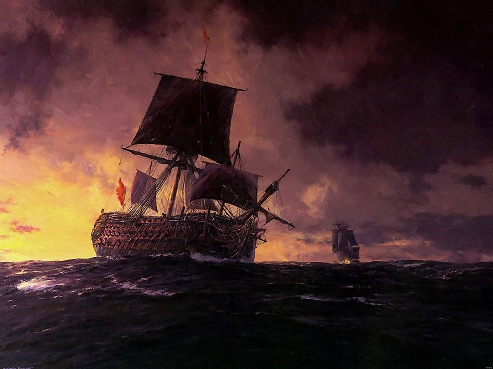 sailing ship Wallpaper