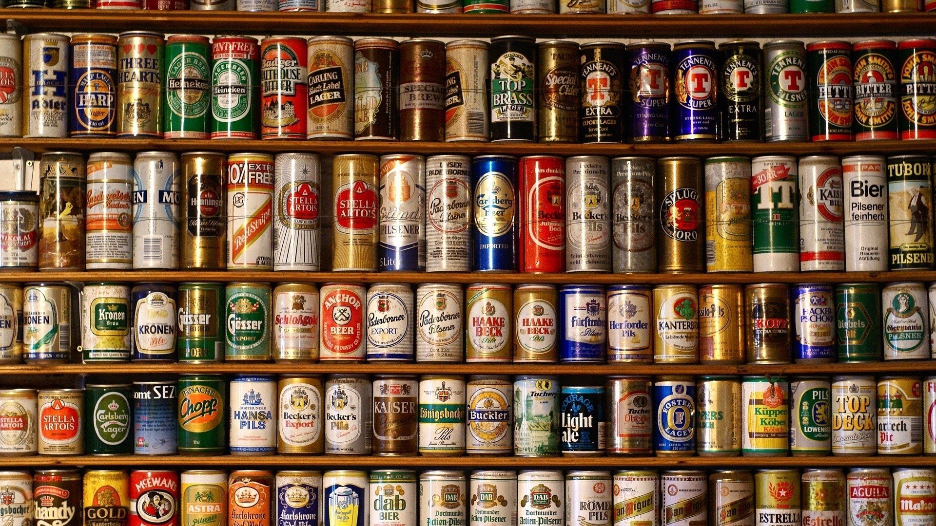 beer, Creativity, Alcohol, Shelves Wallpaper