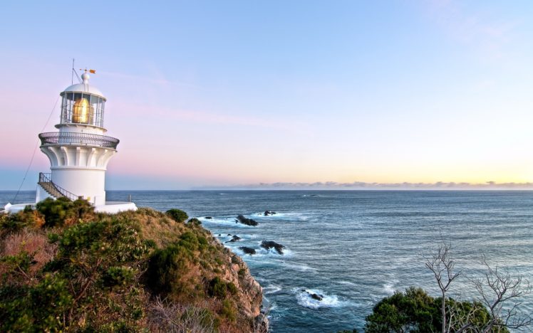 lighthouse, Sugarloaf point lighthouse, Australia HD Wallpaper Desktop Background