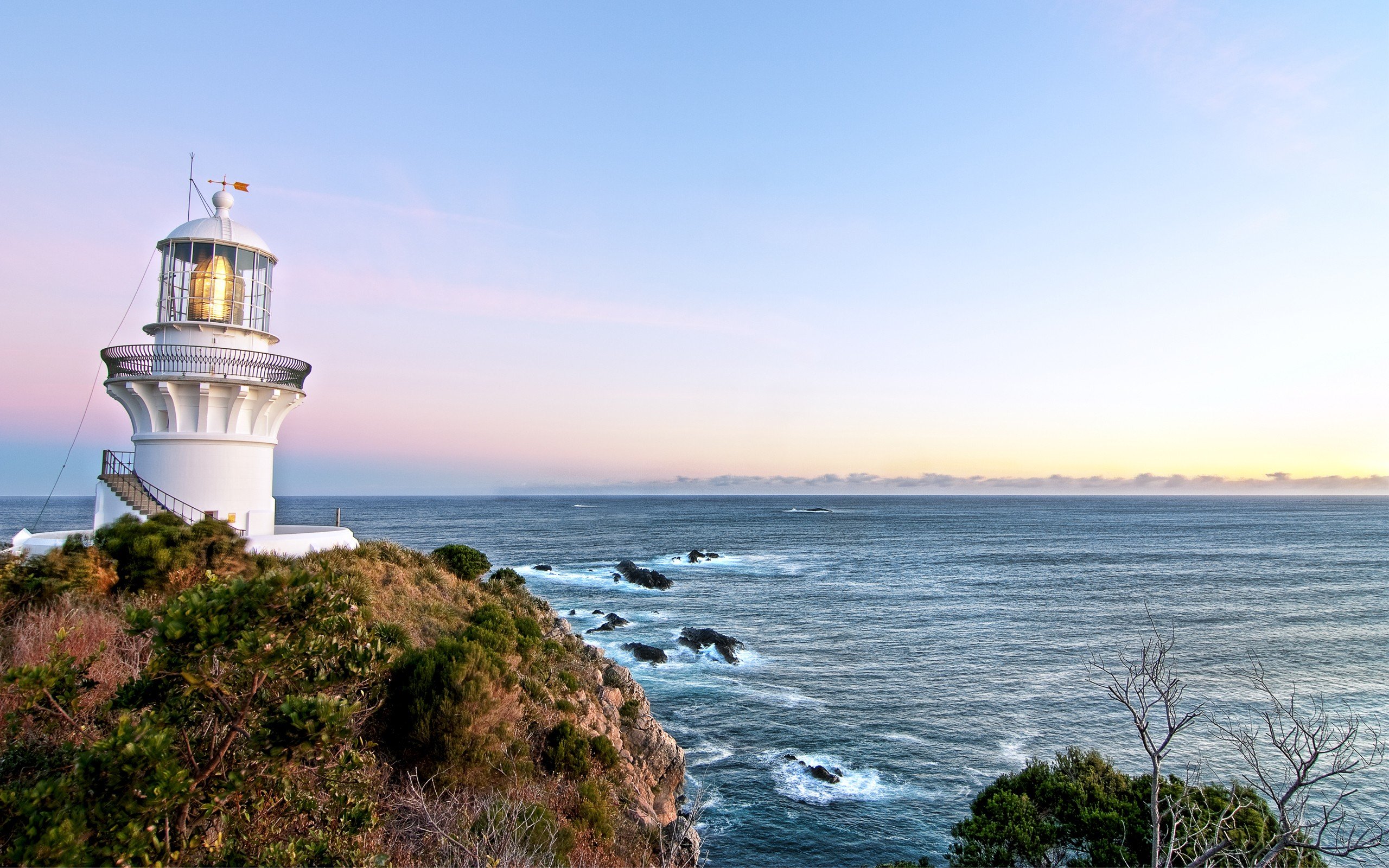 lighthouse, Sugarloaf point lighthouse, Australia Wallpaper