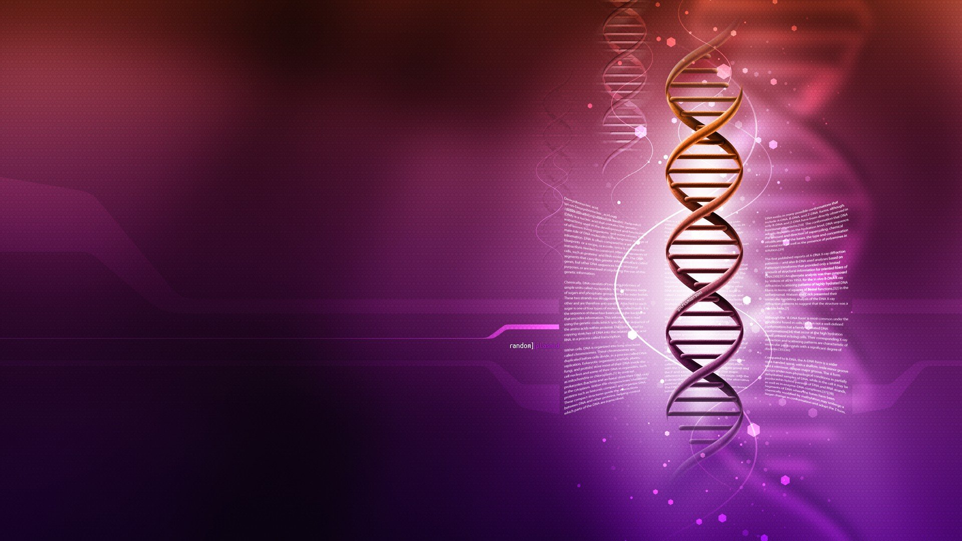 DNA, Double helix, Genes Wallpaper