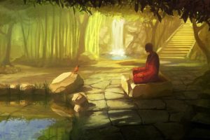 monks, Meditation