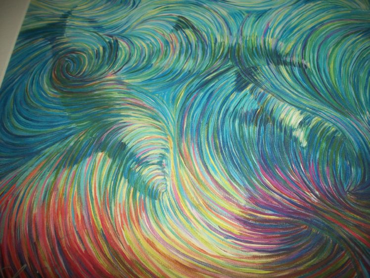 painting, Colorful, Swirls HD Wallpaper Desktop Background