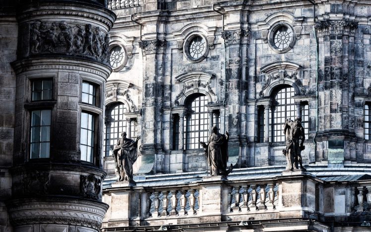 Dresden, Hofkirche (dresden), Architecture HD Wallpaper Desktop Background