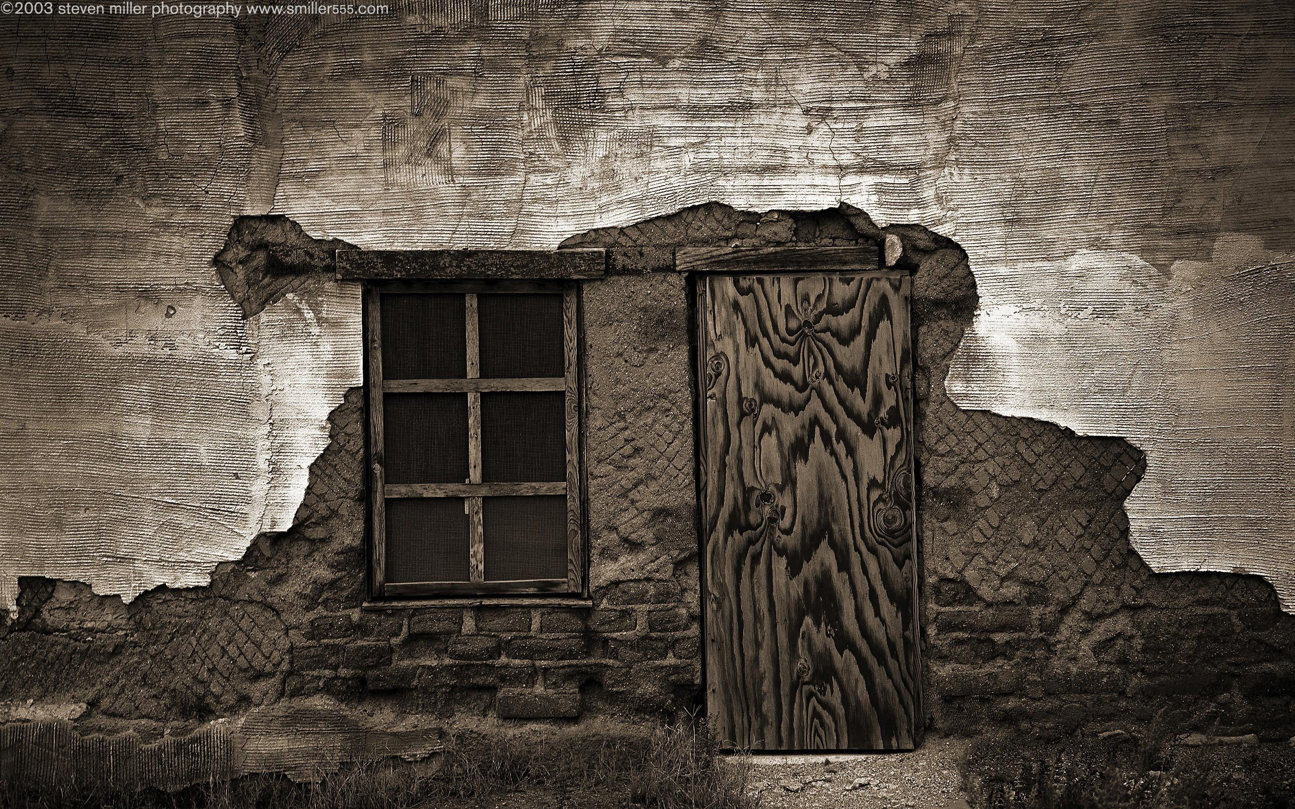 door, Window, Wall Wallpaper