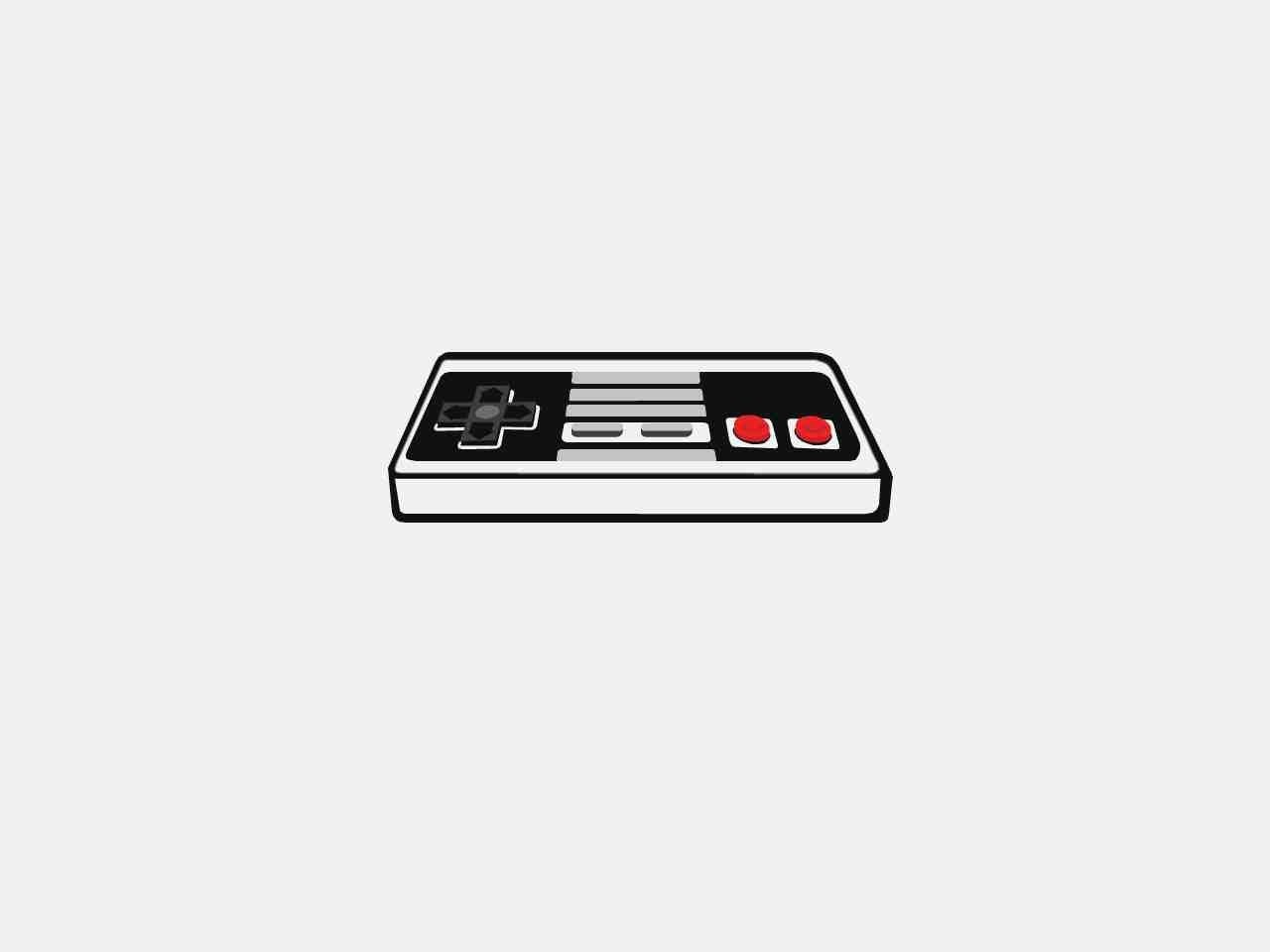 controllers, Nintendo, Nintendo Entertainment System, Simple, Retro games, White background, Simple background Wallpaper