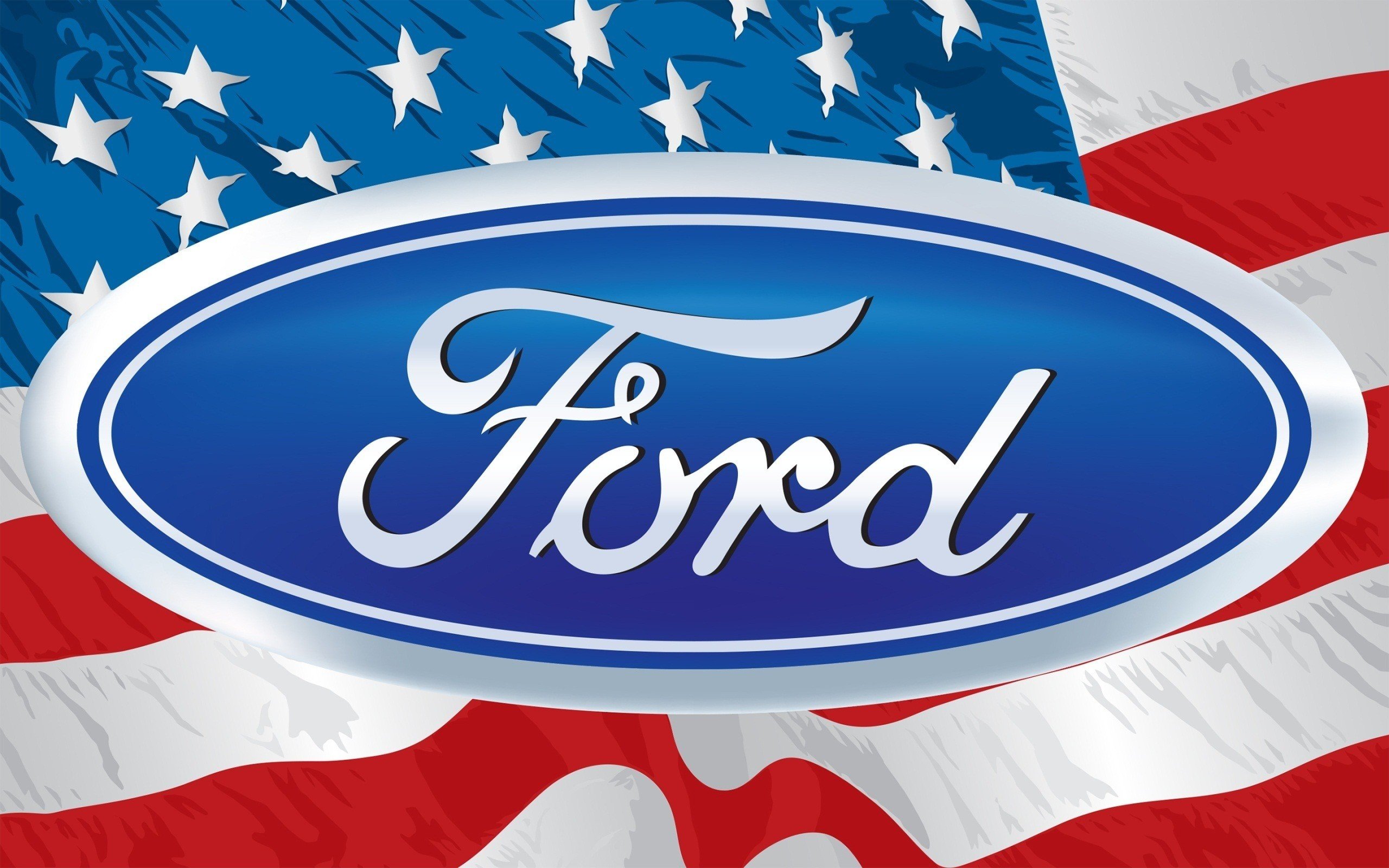 Ford, American flag Wallpaper