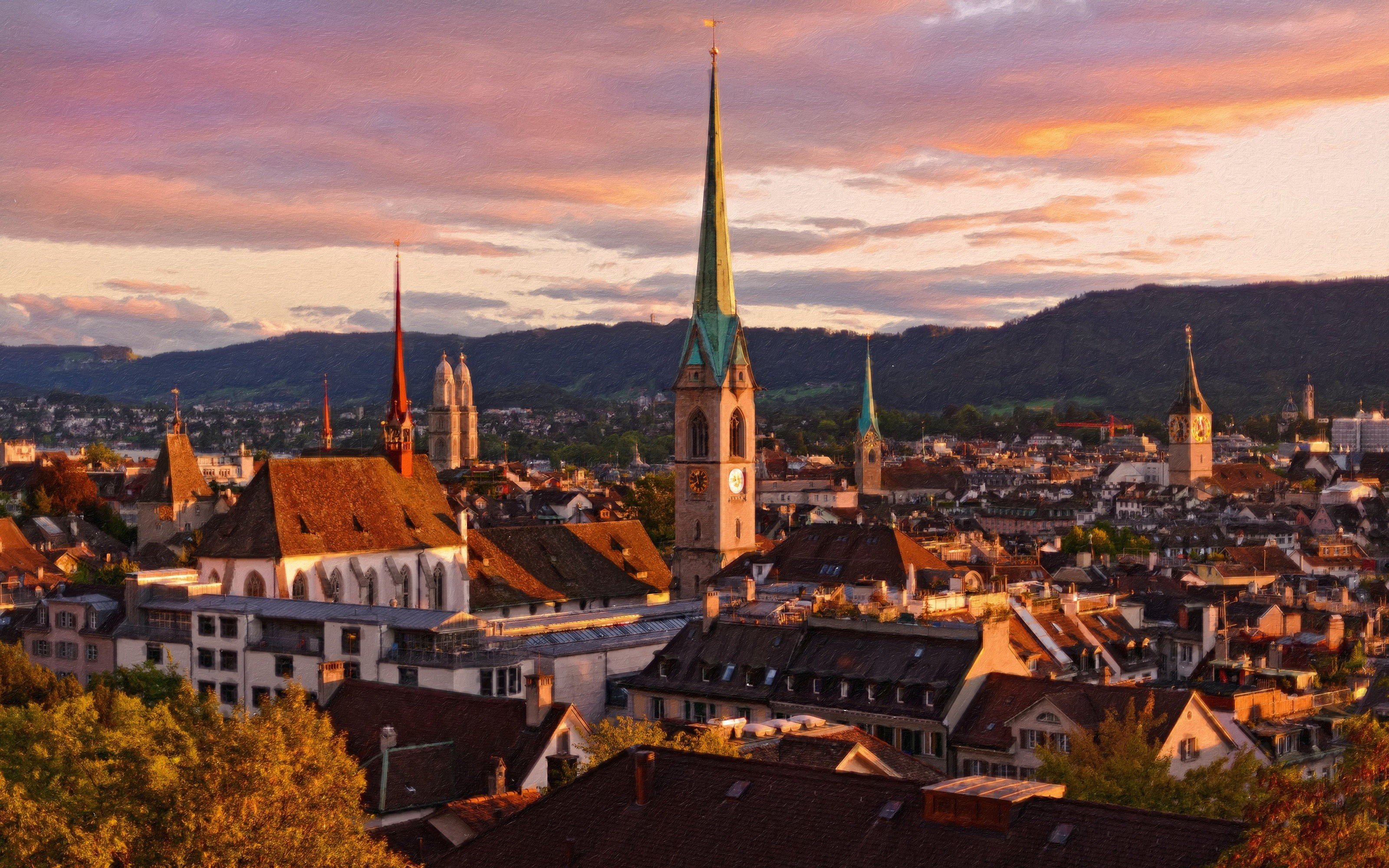 Switzerland, Zurich Wallpaper