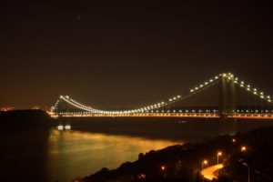 night, Bridge