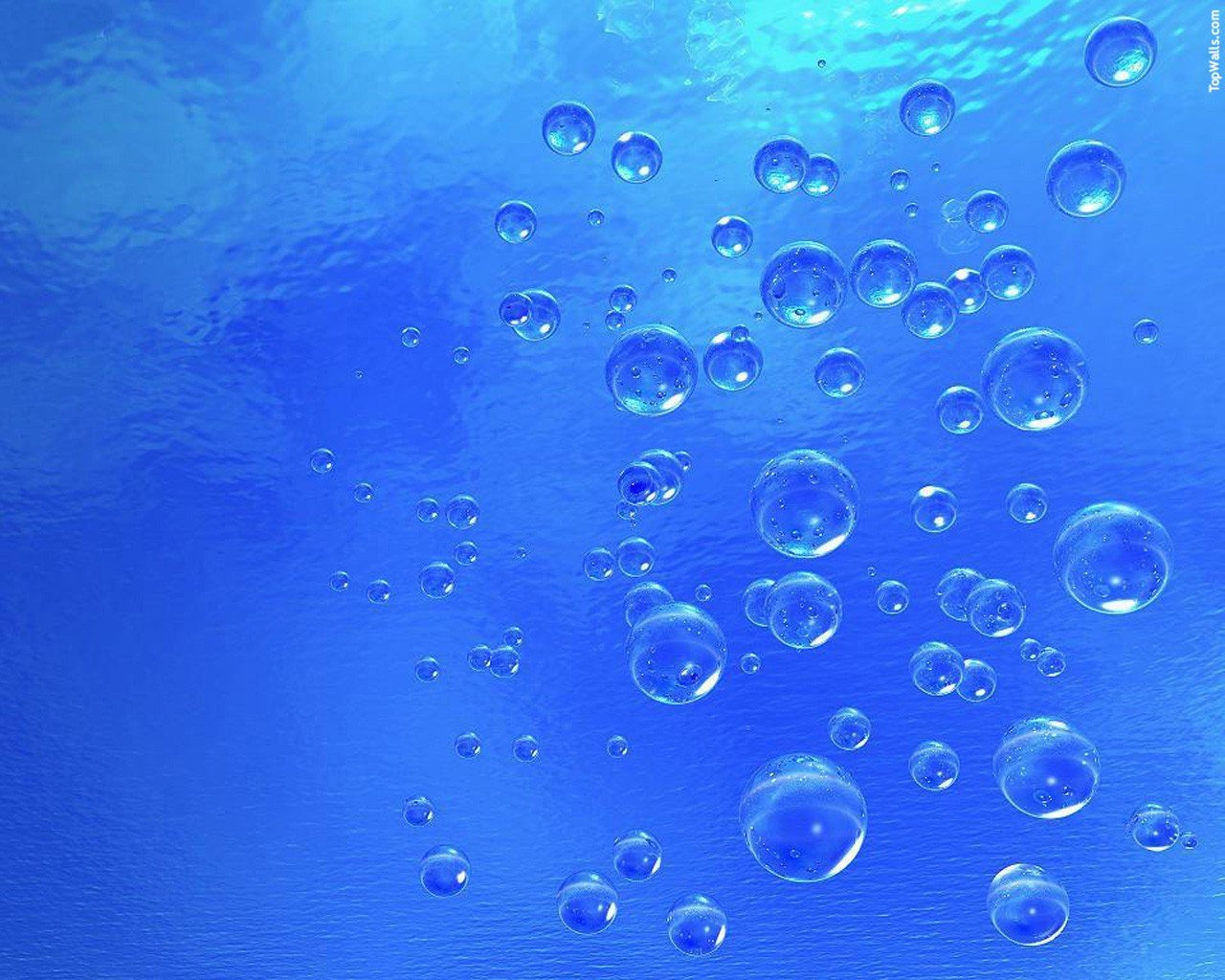 water, Bubbles Wallpaper