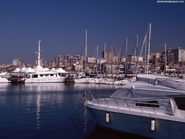 harbor, Cityscape, Boat, Istanbul HD Wallpaper Desktop Background