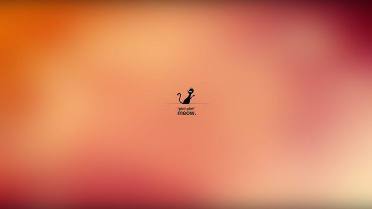 minimalism, Cat HD Wallpaper Desktop Background