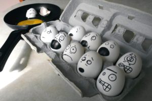 eggs, Humor