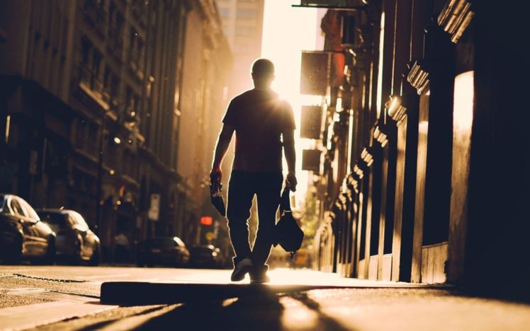 men, Street, Sunlight, City, Urban HD Wallpaper Desktop Background