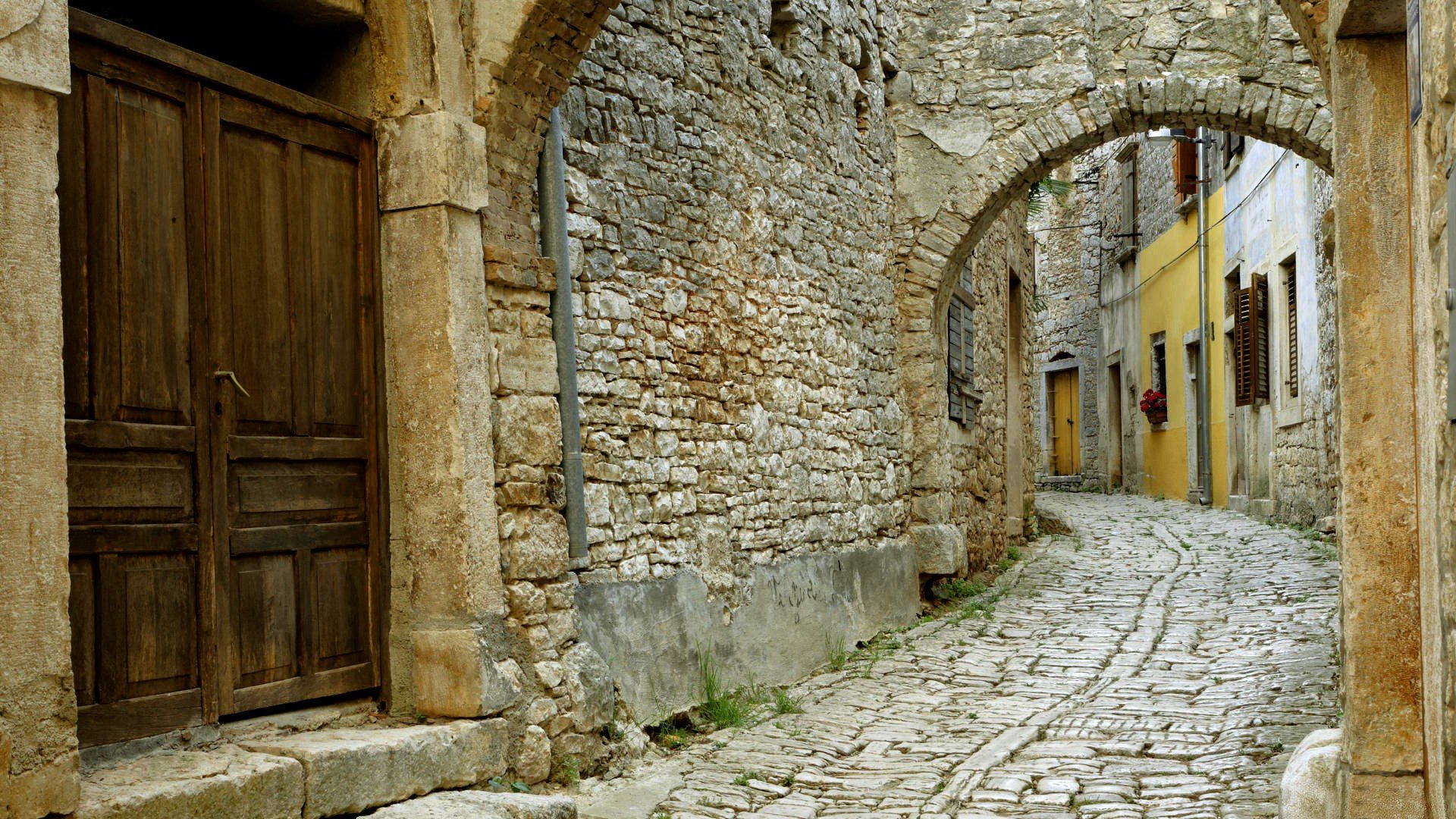 old building, Urban, Door, House Wallpaper