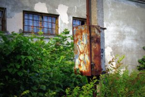 house, Window, Rust