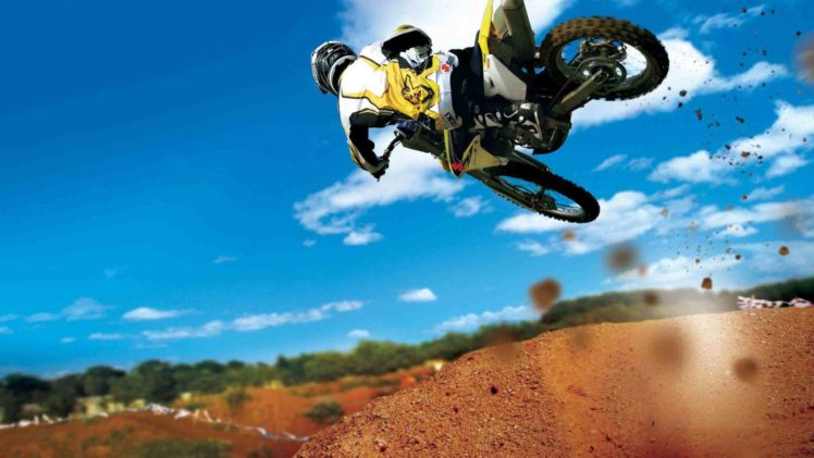 dirt bikes, Stunts HD Wallpaper Desktop Background