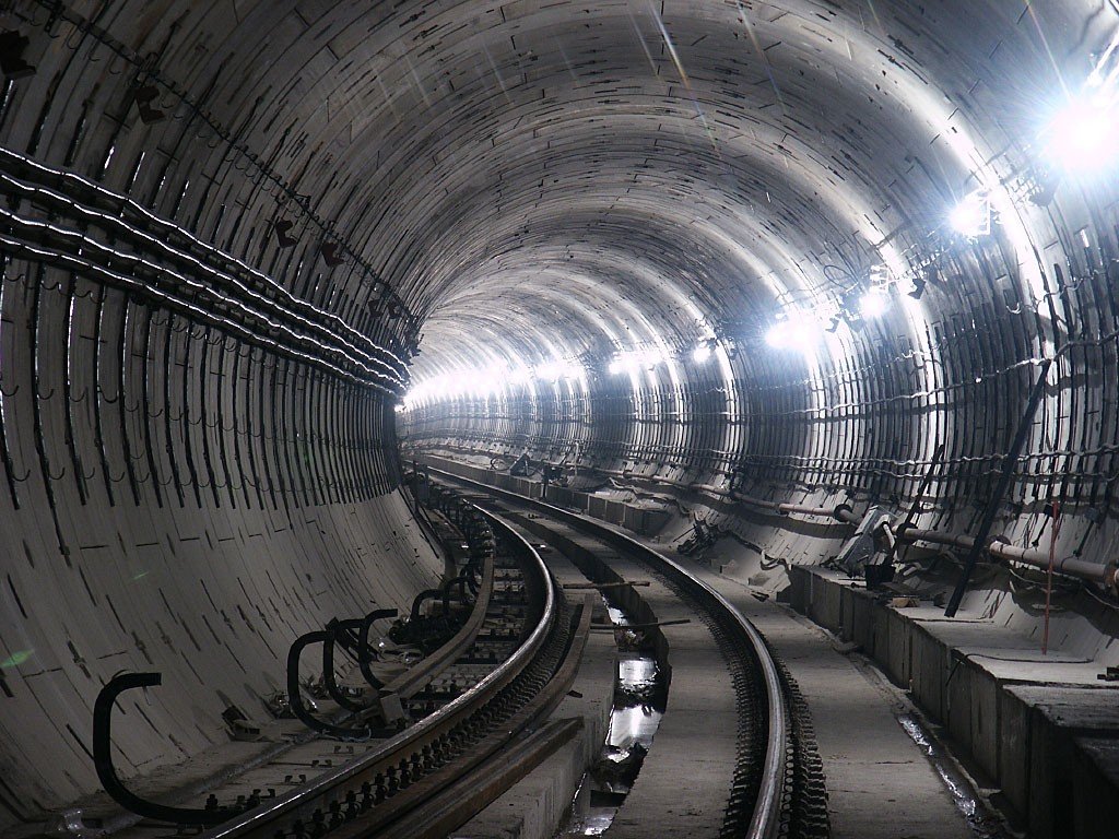 tunnel, Railway, Lights, Underground Wallpaper
