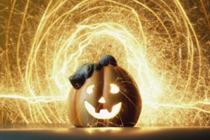 pumpkin, Long exposure, Halloween, Lights