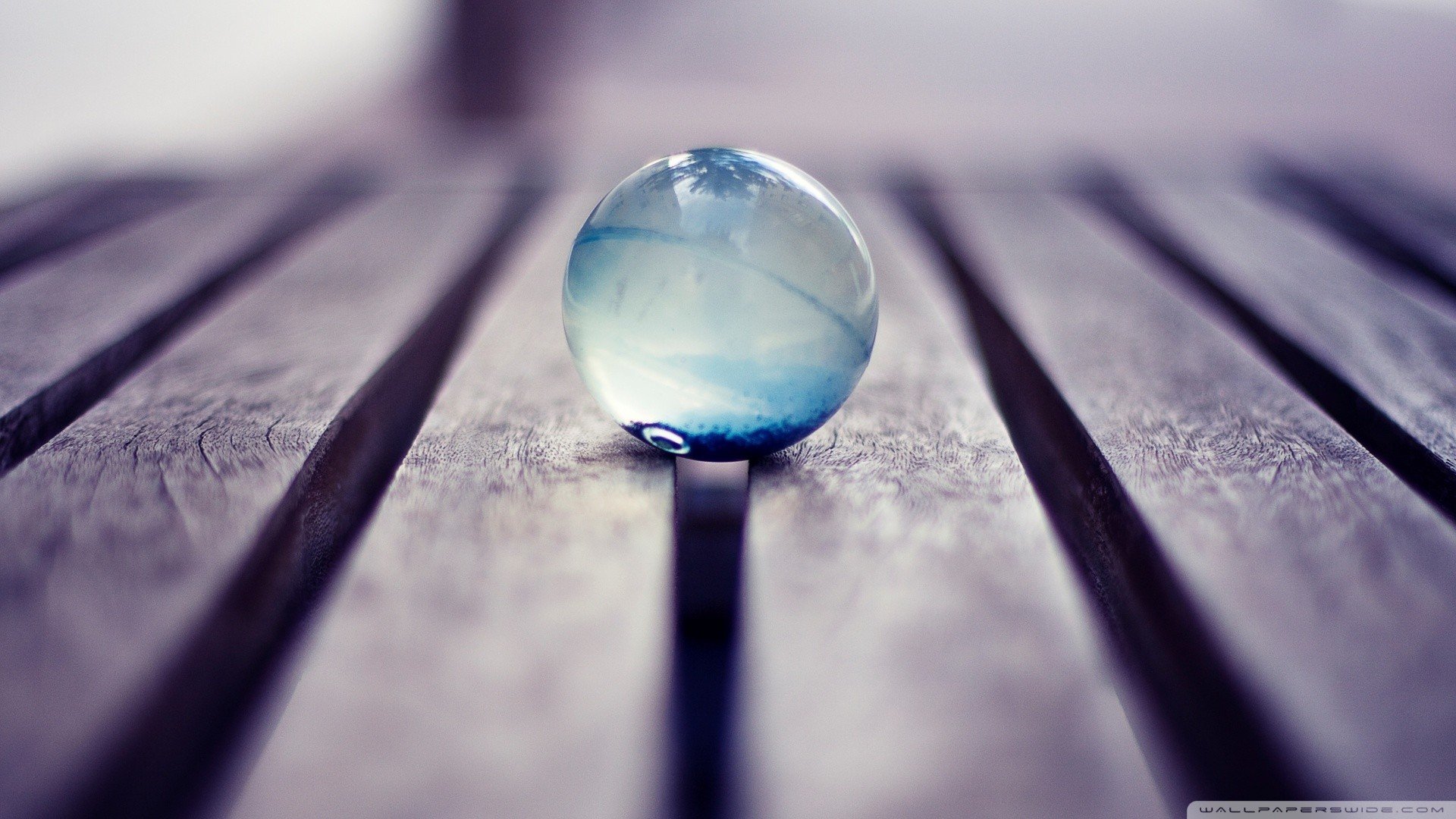 photography, Macro, Marble, Wood, Wooden surface, Translucent, Blue, Glass Wallpaper