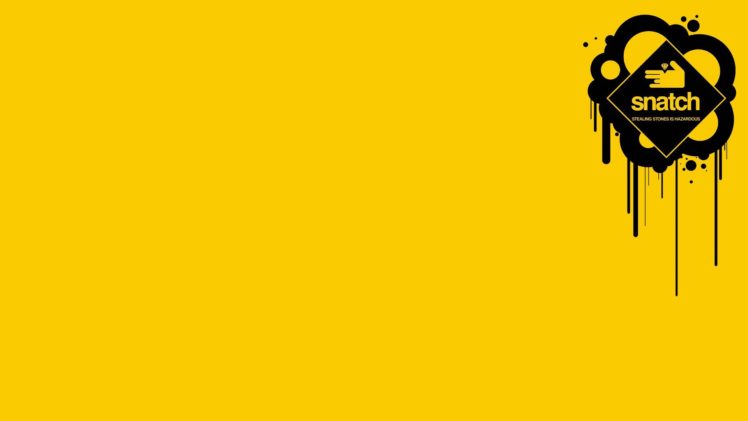 minimalism, Yellow background, Typography HD Wallpaper Desktop Background