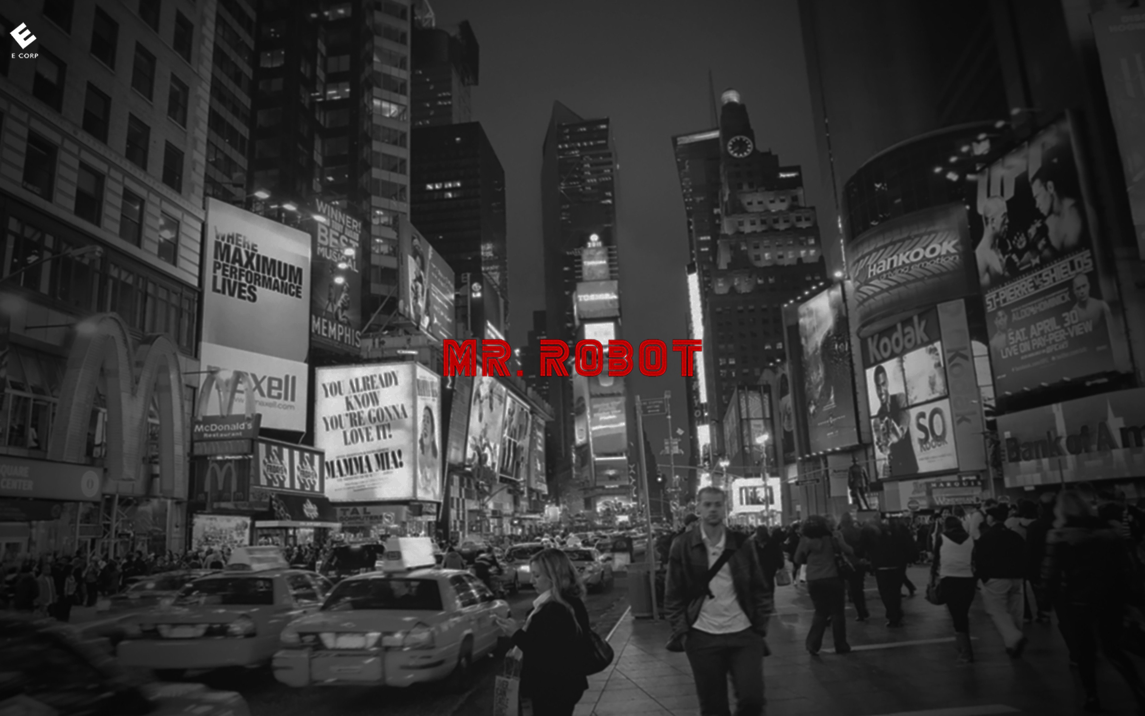 Mr. Robot (TV Series), New York City, Times Square Wallpaper