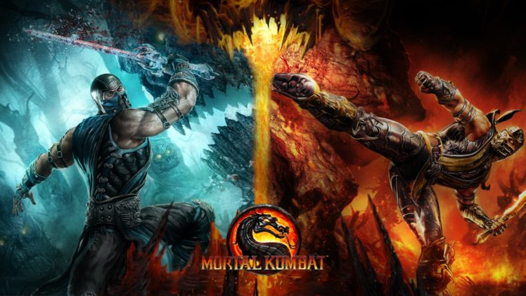Sub Zero, Scorpion (character), Video games, Mortal Kombat HD Wallpaper Desktop Background