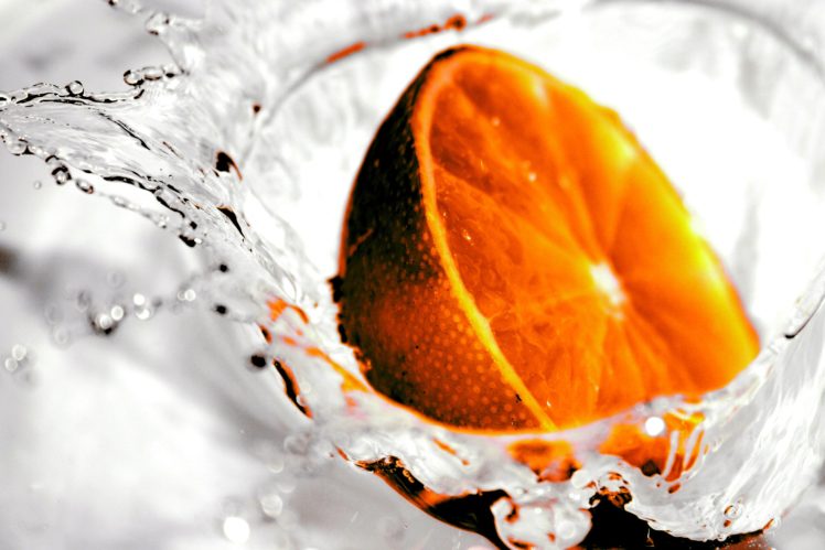 orange, Liquid, Water HD Wallpaper Desktop Background