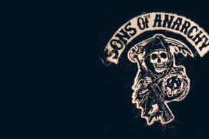 Sons Of Anarchy, Skull, Typography