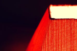 lamp, Glowing, Red