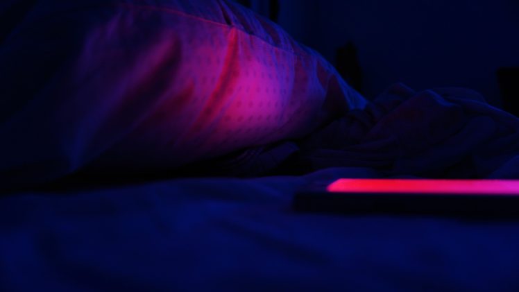 cellphone, Pillow, Bed, Glowing, Night HD Wallpaper Desktop Background