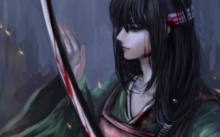 samurai, Katana HD Wallpaper Desktop Background