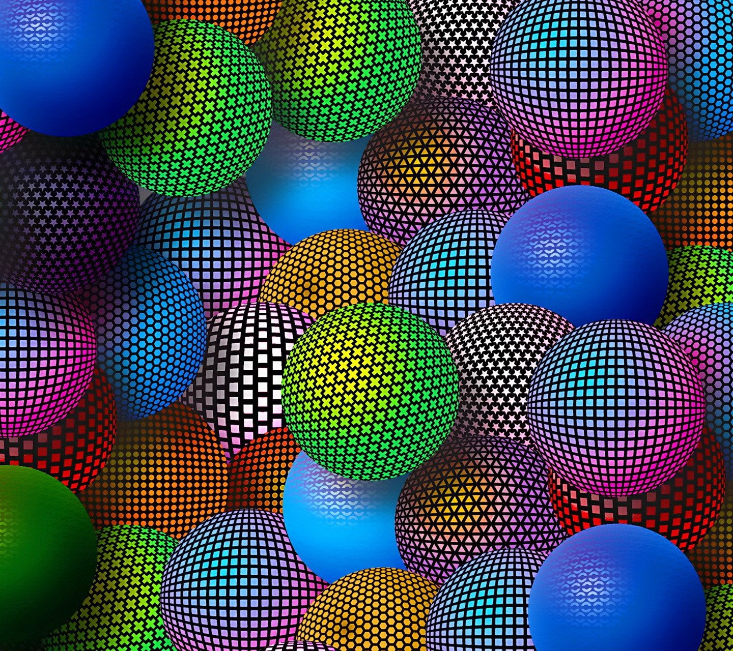 sphere, Pattern Wallpaper