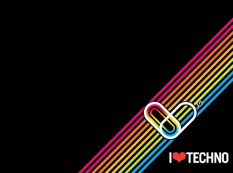 techno, Love HD Wallpaper Desktop Background