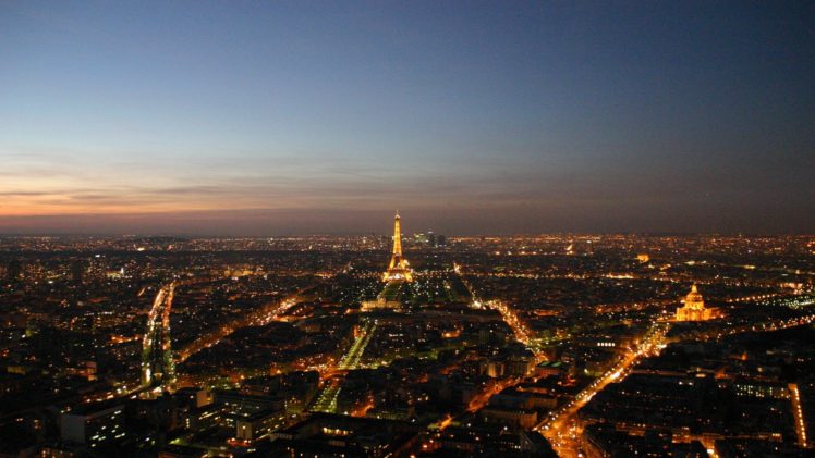 city, Eiffel Tower, Street light HD Wallpaper Desktop Background