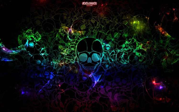 colorful, Skull HD Wallpaper Desktop Background