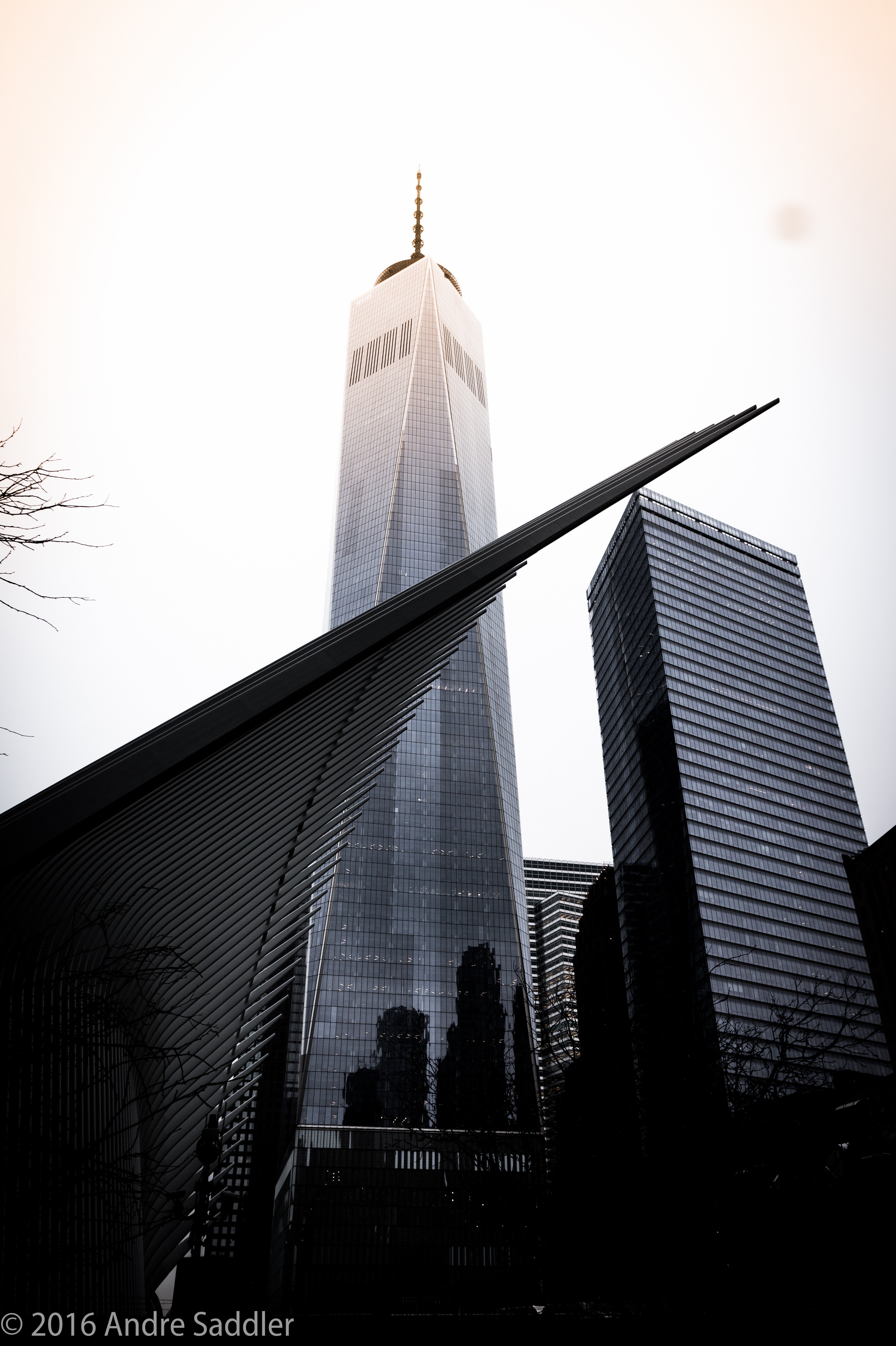 New York City, Manhattan, USA, Skyscraper, One World Trade Center, Modern Wallpaper