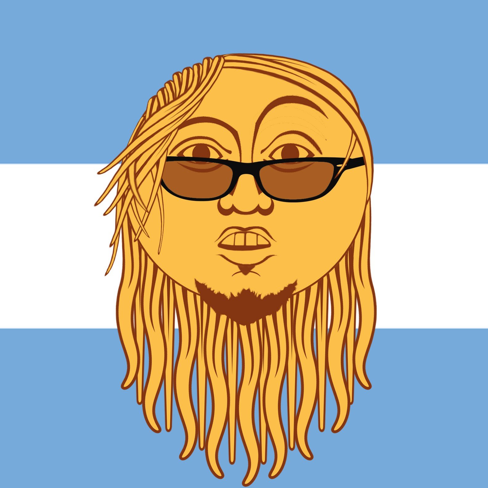 flag, Argentina, Comic art Wallpaper