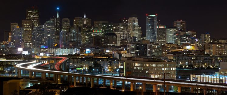 city, Night, Road HD Wallpaper Desktop Background